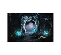 LCKKJHG Fish Tank Background Aquarium Background Sticker Cave Crystal Poster Fish Tank Decoration Self Adhesive Wallpaper(40x80cm)