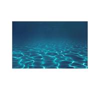 LCKKJHG Fish Tank Background Blue Sea Scenery Aquarium Sticker Background Poster Rock Stone Self Adhesive Fish Tank Wallpaper(40x80cm)