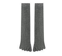 LCKKJHG Five-Toed Socks Tabi Flip Flop Socks Mens Running Socks Kintoe Hiking Socks For Sports Running(Dark Grey)