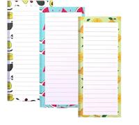 LCKKJHG Fridge Notepad Magnetic 50 Sheets Gradient To-Do List Sticky Notes Memo Pad Grocery Shopping Tearable Reminders(Random color 1pc B)