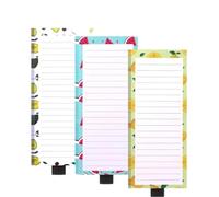 LCKKJHG Fridge Notepad Magnetic Gradient To-Do List Sticky Notes Memo Pad Grocery Shopping Tearable Reminders(Random color-1pc B)