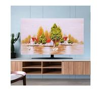 LCKKJHG Monitor Cover TV Cover Dust Cover Cloth 32-70 Inch Hight Quality Household Hanging Desktop Curved TV Universal(14,45x48inch 110x65cm)