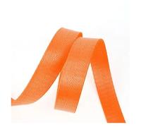 LCKKJHG Nylon Webbing Strap 10Meters 20-50mm Nylon Webbing Tapes Ribbons For Belt Dog Collar Backpack Strap By The Meter Bias Binding DIY Sewing Accessories(FluorescentOrange,32mm)