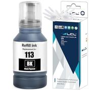 LCL 113 Black Ink Bottle Replacement for Epson 113 Ink Cartridge Bottles Compatible with Epson EcoTank ET-16150 ET-16600 ET-16650 ET-16680 ET-5150 ET-5160 ET-5170 ET-5800 ET-5850 (1 Pack)
