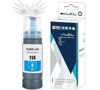 LCL 114 Cyan Ink Bottle Replacement for Epson 114 Ink Cartridge Bottle Compatible with EPSON ECOTANK ET-8500 ET-8550 (1 Pack)