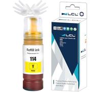 LCL 114 Yellow Ink Bottle Replacement for Epson 114 Ink Cartridge Bottle Compatible with EPSON ECOTANK ET-8500 ET-8550 (1 Pack)