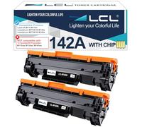 LCL 142A with Chip Toner Cartridge Replacement for HP 142A W1420A 142X W1420X Replacement for HP LaserJet M110 M110w MFP M139 M139w M140 M140w Printer (2 Pack)