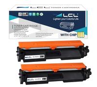 LCL 17A Toner Cartridge Replacement for HP 17A CF217A Toner for HP LaserJet Pro M102 M102a M102w Laserjet Pro MFP M130 M130a M130fn M130fw M130nw M132 M132a M132fn M132fp M132fw M132nw (2-Pack)