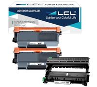 LCL 2 TN2220 Toner Cartridge + DR2200 Drum Unit Replacement for Brother TN2220 TN2210 TN-2220 TN-2210 DR2200 DR 2200 DR-2200 for Brother MFC-7360N MFC-7460DN MFC-7860DW FAX-2840 FAX-2940 HL-2130 (3PK)