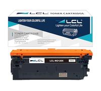 LCL 212X WITH CHIP Toner Cartridge Replacement for HP 212A 212X W2120A W2120X for HP color laserjet enterprise M554 M554dn M555dn M555x MFP M578 M578f M578dn M578c M578z Printer (1 Black)