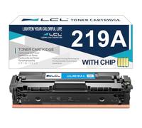 LCL 219A (with Chip) Toner Cartridge Replacement for HP 219A W2191A Compatible with HP Color LaserJet Pro MFP 3302FDW 3302SDW 3302FDN 3302FDNG 3302FDWG 3302SDWG 3202DW 3202DN (1 Cyan)