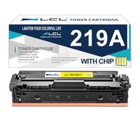 LCL 219A (with Chip) Toner Cartridge Replacement for HP 219A W2192A Compatible with HP Color LaserJet Pro MFP 3302FDW 3302SDW 3302FDN 3302FDNG 3302FDWG 3302SDWG 3202DW 3202DN (1 Yellow)