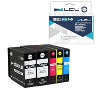 LCL 2500XL PGI-2500XL Ink Cartridge Replacement for Canon 2500 2500XL PGI-2500XL Replacement for Canon MAXIFY IB4000 iB4050 iB4100 iB4150 iB4155 MB5050 MB5100 MB5150 MB5155 MB5350 MB5400 (5 Pack)