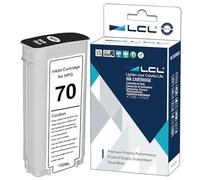 LCL 70 C9448A 135ML High Yield (1PK Matte Black) Compatible Ink Cartridge | Replacement for HP Designjet Z2100 Z3100 Z3100PS Z3200 Z3200PS Z5200 Z5400