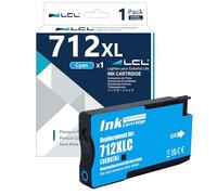 LCL 712 712XL Cyan high capacity 29-ml Ink Cartridge Replacement for HP 712