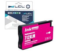 LCL 712 712XL Magenta high capacity 29-ml Ink Cartridge Replacement for HP 712 3ED68A DesignJet T650 T630 T250 T230 T210 & Studio Large Format Plotter Printers (1-Pack)