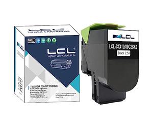 LCL 802SK Black Toner Cartridge Replacement for Lexmark 800S1 80C2SK0 | 80C2SKE 80C20K0 802K for Lexmark CX310 CX310N CX310DN CX410 CX410E CX410DE CX410DTE CX510 CX510DE CX510DHE CX51010DTHE (1 PK)