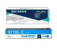 LCL 971XL High Yield Cyan Ink Cartridge Replacement for HP 971 971XL CN622AE CN626AE Replacement for HP Officejet Pro X451DN X451DW X476DN X476DW X551DW X576DW X576dn MFP (1-Pack)