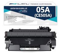 L E505A Toner Cartridge Replacement for HP 05A CE505A CE505X Compatible with HP LaserJet P2030 P2035 P2035n P2050 P2055 P2055d P2055dn P2055x Printers (1 Black)