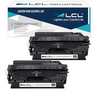 L F280X Toner Cartridge Replacement for HP 80A 80X CF280A CF280X 6900pages for HP LaserJet Pro 400 M401d M401a M401dn M401n M401dw M401dne MFP M425dw MFP M425dn (2 Black)