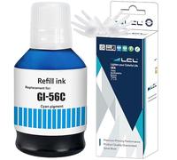 LCL Compatible Ink Bottle GI56 GI-56 C GI-56C (1PK Cyan 135ml) Replacement for Canon MAXIFY GX7050 GX6050 GX5050 GX4050 GX3050 Printers