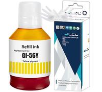 LCL Compatible Ink Bottle GI56 GI-56 Y GI-56Y (1PK Yellow 135ml) Replacement for Canon MAXIFY GX7050 GX6050 GX5050 GX4050 GX3050 Printers