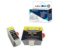 LCL Compatible Ink Cartridge 10 10B 10C XL (2PK 1Black 1colour) Replacement for Kodak EasyShare 5100 EasyShare 5300 EasyShare 5500 ESP 3 ESP 3250 ESP 5 ESP 5210 ESP 5250 ESP 7ESP 7200 ESP 9200ESP