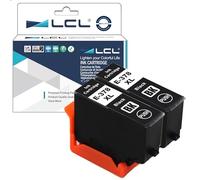 LCL Compatible Ink Cartridge 378XL C13T37914010 (2 BLACK) Replacement for Epson Expression Photo XP-8500 XP-8505 HD XP-15000 XP-8600 XP-8000 XP-8005