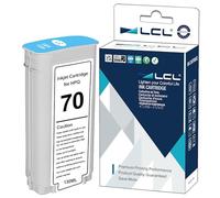 L ompatible Ink Cartridge 70 C9390A 135ML High Yield (1Pack Light Cyan) Replacement for HP Designjet Z2100 Z3100 Z3100PS Z3200 Z3200PS Z5200 Z5400