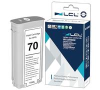 LCL Compatible Ink Cartridge 70 C9450A 135ML High Yield (1Pack Grey) Replacement for HP Designjet Z2100 Z3100 Z3100PS Z3200 Z3200PS Z5200 Z5400