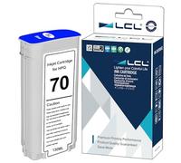 L ompatible Ink Cartridge 70 C9458A 135ML High Yield (1Pack Blue) Replacement for HP Designjet Z2100 Z3100 Z3100PS Z3200 Z3200PS Z5200 Z5400