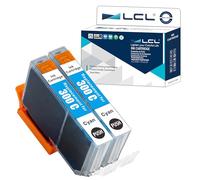 L ompatible Ink Cartridge PFI-300 PFI-300C (2Pack Cyan) Replacement for Canon imagePROGRAF PRO-300