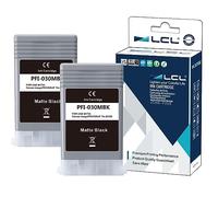 L ompatible Ink Cartridge PFI030 PFI-030 PFI030MBK PFI-030MBK (2PK 55ml Matte Black) Replacement for Canon ImagePrograf TA-20 ImagePrograf TA-30 ImagePrograf TM-240 ImagePrograf TM-340