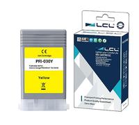 LCL Compatible Ink Cartridge PFI030 (Yellow) for Canon ImagePrograf TA-20, TA-30, TM-240, TM-340 (1Pack Yellow, 55ml, Waterproof, Light Resistant, Excellent Reliability)