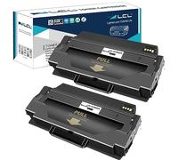 LCL Compatible Toner Cartridge B1260DN B1260DNF B1265DNF B1265DFW 593-11109 RWXNT DRYXV (2 Black) Replacement for Dell B1260 B1260dn B1265dnf B1265dfw