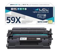 LCL Compatible Toner Cartridge (With CHIP) 59A 59X CF259A CF259X (1PK Black) Replacement for HP LaserJet Pro M404 M404dw M404dn M404n LaserJet Pro M428 M428dw M428fdw M428fdn Pro M304 M428M