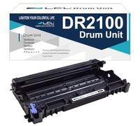 L R2100 Drum Replacement for Brother DR2100 DR-2100 Drum Unit for Brother DCP-7030 DCP-7032 DCP-7040 DCP-7045N HL-2140 HL-2150N HL-2170W HL-2170N MFC-7320 MFC-7320W MFC-7340 MFC-7345DN (1 Pack)