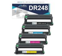 LCL DR248CL DR-248CL Drum Replacement for Brother DR-248 DR248 DR248CL DR-248CL Drum for DCP-L3520CDW DCP-L3520CDWE HL-L8230CDW MFC-L3740CDW HL-L3220CW MFC-L8390CDW DCP-L3555CDW (4 Pack)