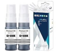 L I-55 GI55 Black Ink Bottle Replacement for Canon 55 GI55 GI-55