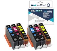 LCL Ink Cartridge CLI-526 CLI-526C CLI-526M CLI-526Y | (2Cyan 2Magenta 2Yellow) Replacement for Canon PIXMA IP4850 IP4950 IX6550 MG5150 MG5250 MG5350 MG6150 MG6250 MG8150 MG8250