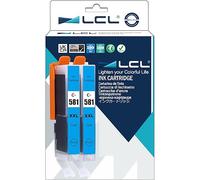 LCL Ink Cartridge CLI-581 CLI-581C CLI-581XL CLI-581XXL C 1995C001 12.5 ml