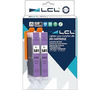 LCL Ink Cartridge CLI-581 CLI-581PB CLI-581XL CLI-581XXL PB 1999C001 | 12.5 ml (2Photo Blue) Replacement for Canon PIXMA TS8150 TS8151 TS8152 TS9150 TS9155 TS8250 TS8251 TS8252 Printer.