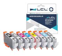 LCL Ink Cartridge Replacement for Canon CLI-65 CLI65 CLI 65 | Compatible with Canon PIXMA PRO-200 PRO-200S (8 PK BK C M Y PC PM GY LGY)
