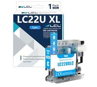 LCL LC22U Cyan Ink Cartridge Replacement for Brother LC22U LC22UC XL