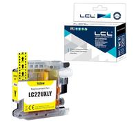 LCL LC22U High Yield Ink Cartridge Replacement for Brother LC22U LC22UY XL Replacement for DCP-J785DW MFC-J985DW (1 Yellow)