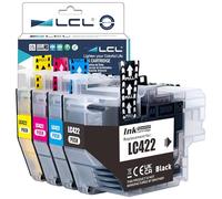 LCL LC422 Ink Cartridge Replacement for Brother LC-422 LC422 LC422BK LC422C LC422M LC422Y LC422XL for MFC-J5340DW MFC-J5345DW MFC-J5740DW MFC-J6540DW MFC-J6940DW Printer (4-Pack KCMY)