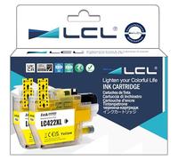 LCL LC422XL Yellow High Capacity Ink Cartridge Replacement for Brother LC422 LC422XL LC422Y LC422XLY for MFC-J5340DW MFC-J5345DW MFC-J5740DW MFC-J6540DW MFC-J6940DW Printer (2 Pack)