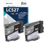 LCL LC527 Black Ink Cartridge Replacement for Brother LC527VAL LC527 Replacement for Brother MFC-J6960DW MFC-J4350DW MFC-J4550DW MFC-J6760DW (2 Pack)