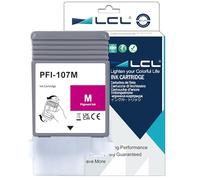 LCL PFI-107 Magenta 130ml Ink Cartridge Replacement for Canon PFI-107 PFI-107M PFI107M for Canon ImagePROGRAF iPF670 iPF680 iPF685 iPF770 iPF780 iPF785 (1 Pack)