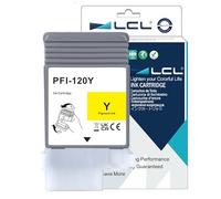 LCL PFI-120 PFI120 Yellow 130ml Ink Cartridge Replacement for Canon PFI120Y